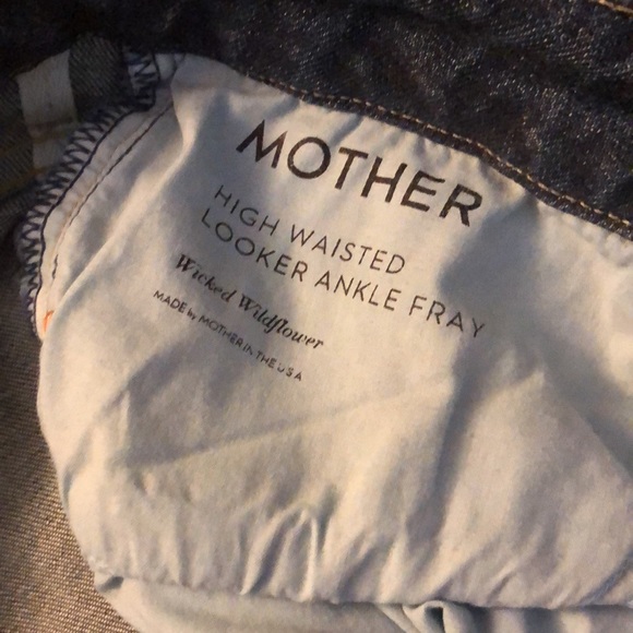 MOTHER High Waisted Looker Ankle Fray Jeans - Picture 4 of 13